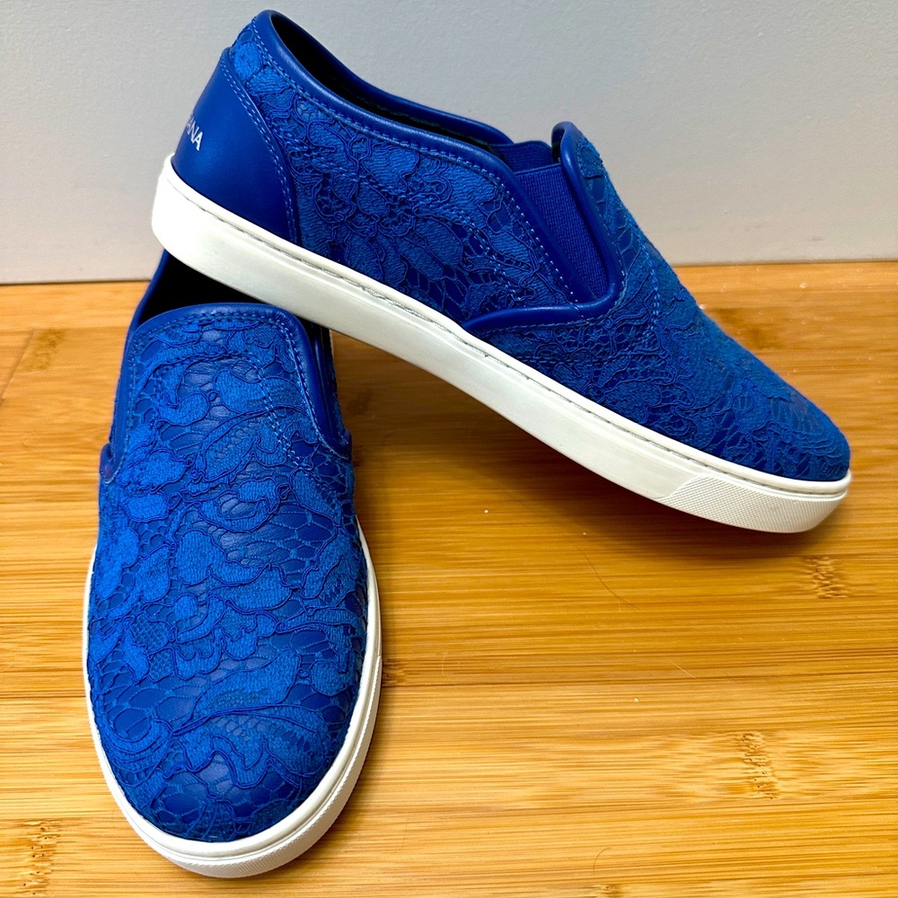 Dolce&Gabbana Lace Slip-On Sneakers